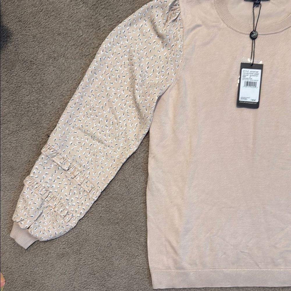 Adrianna Papell Light Sweater Blouse - Picture 4 of 6